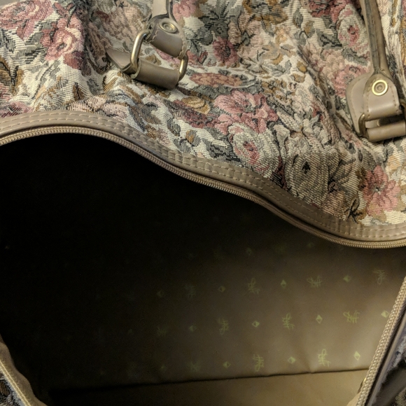 Vintage floral Diane von Furstenberg carpet bag - Picture 3 of 4